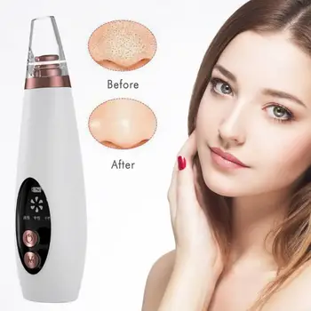 

Electric Blackhead Suction Rechargeable Deep Acne Removal Pore Cleaner Powerful Vacuum Suction Firming Skin Beauty