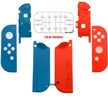 

1 Pair For Nintendo Switch NS Joy Con Controller Housing Shell Case Blue Red Cover For Switch Handle Shell with Full Set Button