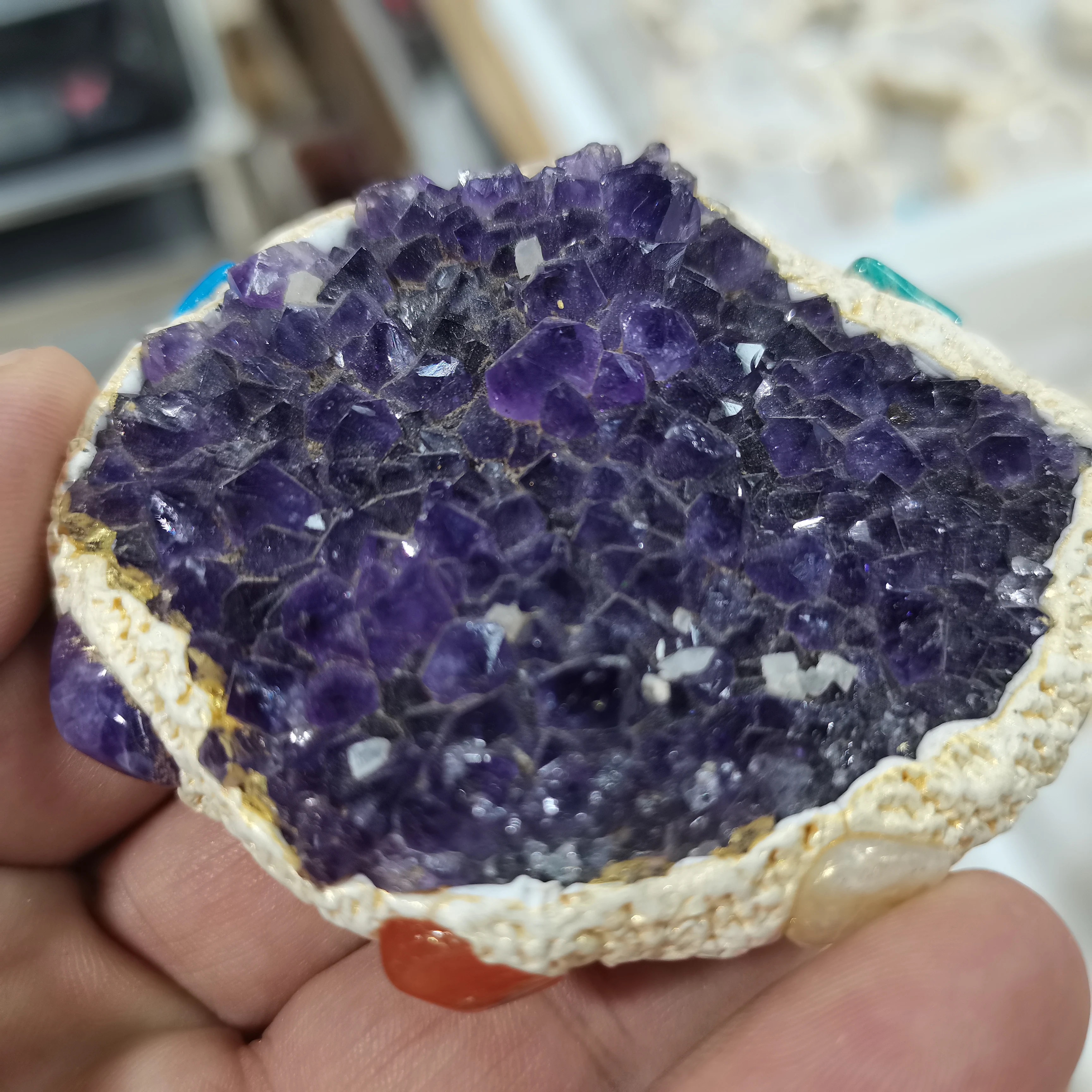 

100g-300g Natural Raw Amethyst Quartz Purple Crystal Cluster Healing Stones Specimen Home Decoration Crafts Decoration Ornament