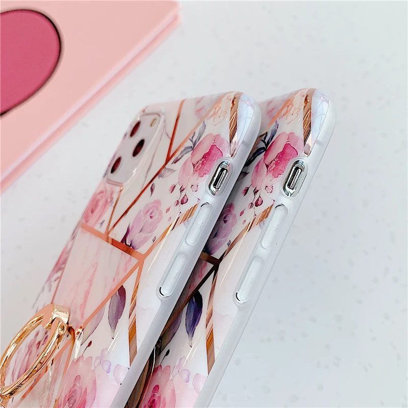 Модные чехлы для телефона с геометрическими цветами для huawei P30 Pro mate P20 Lite mate 30 pro stent растительные листья задняя крышка с цветочным рисунком