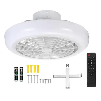 

Modern Lighting Led Ceiling Fan Light ceiling fan with lights remote control 45*20cm three-color dimming 60W ceiling light