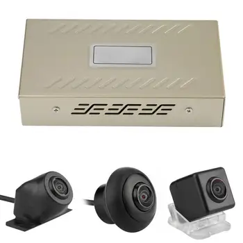 

360 Starlight Night Vision Panoramic View Camera Car DVR Rear View Parking Video Recorder System self-check when car start