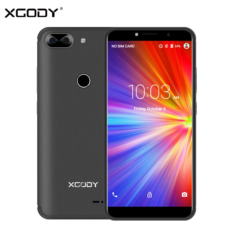 XGODY D27 смартфон с 5 дюймовым дисплеем четырёхъядерным процессором ОЗУ 1 ГБ ПЗУ 8 18:9