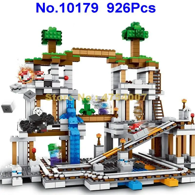 10179 926 шт мой мир Шахта Бела 2 фигурки строительный блок 21118 игрушка