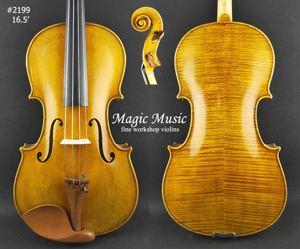 50 лет ели! Копия итальянского Альта 19-го века размером 16,5 дюйма, модель Stradivarius и масляной Лаки ручной работы