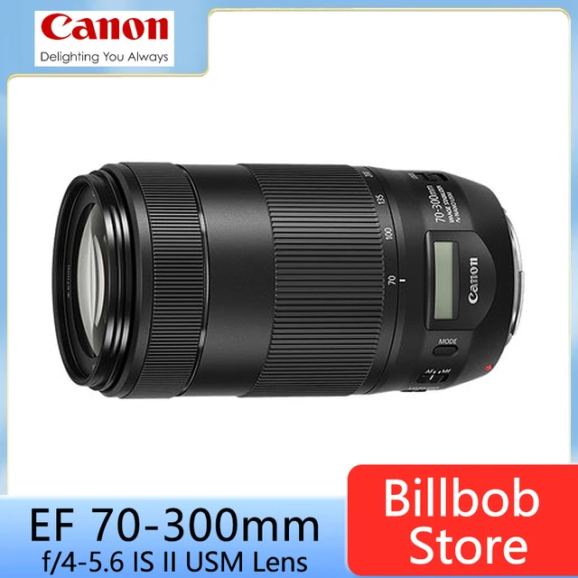 Lente teleobjetivo Canon EF 70-300mm f/4-300 IS II USM, lente para