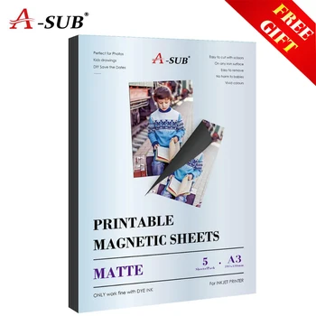 

Matte Magnetic inkjet sticker photo paper A3 for inkjet printer