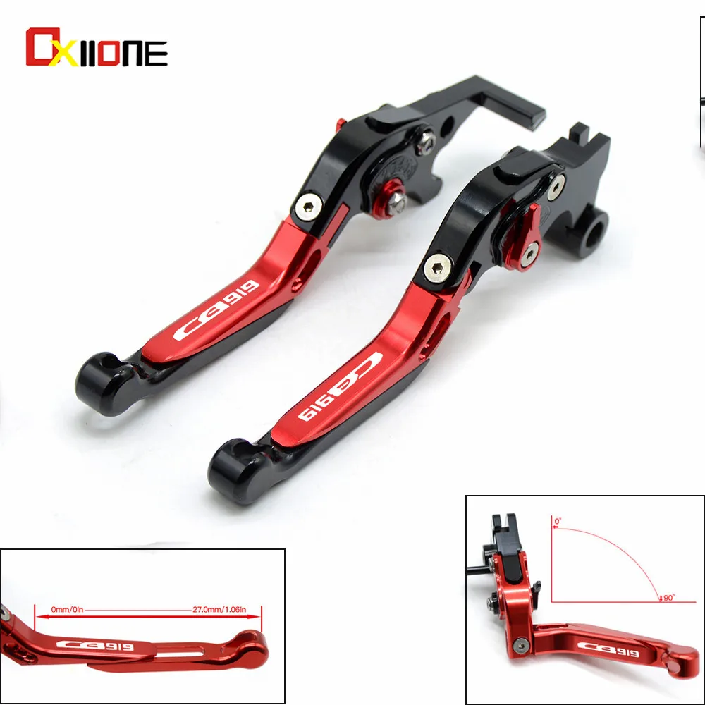 

Motorcycle Accessories Adjustable Brake Clutch Levers FOR HONDA CB919 cb 919 CB900F Hornet 2008 2007 2006 2005 2004 2003 2002