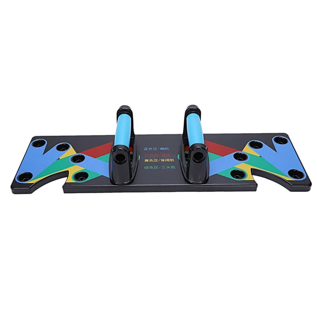 US $33.34 Push Up Rack Board 9 System Men Women Comprehensive Fitness Exercise Workout PushUp Stands Body B