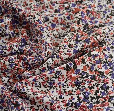 polyester Flora knit fabric four-way stretch fabric jersey for sewing bottoming garment 50*150cm/piece KA23 - Цвет: 4