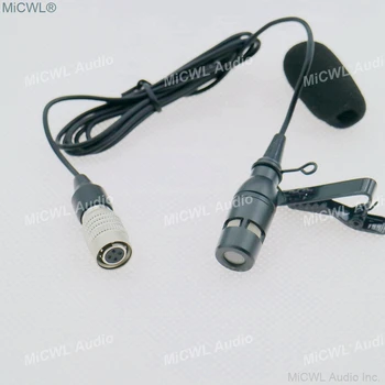 

Lavalier Tie Clip Microphone for Audio-Technica ATW Karaoke Lapel Wireless Transmitter DT2 Cardioid Condenser Professional Mic