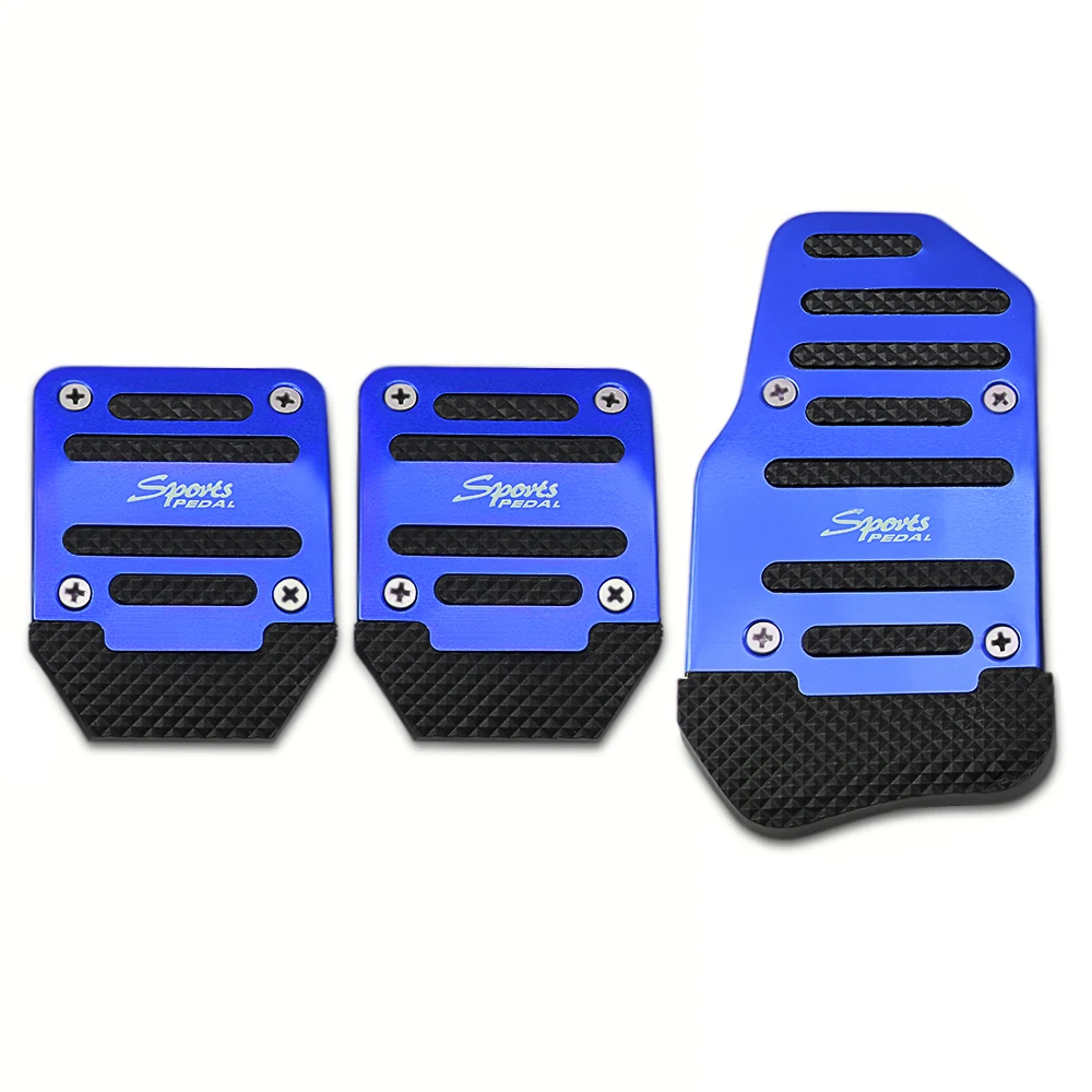 Pedal antideslizante Universal de aluminio para accesorio para toyota aygo, peugeot 207, 107, mini cooper, 6r, volvo v70, renault, captur, opel golf - AliExpress