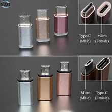 2 шт. type C к Micro USB/Micro к type-C OTG адаптер Поддержка синхронизации данных зарядный конвертер для Macbook Xiaomi huawei для samsung
