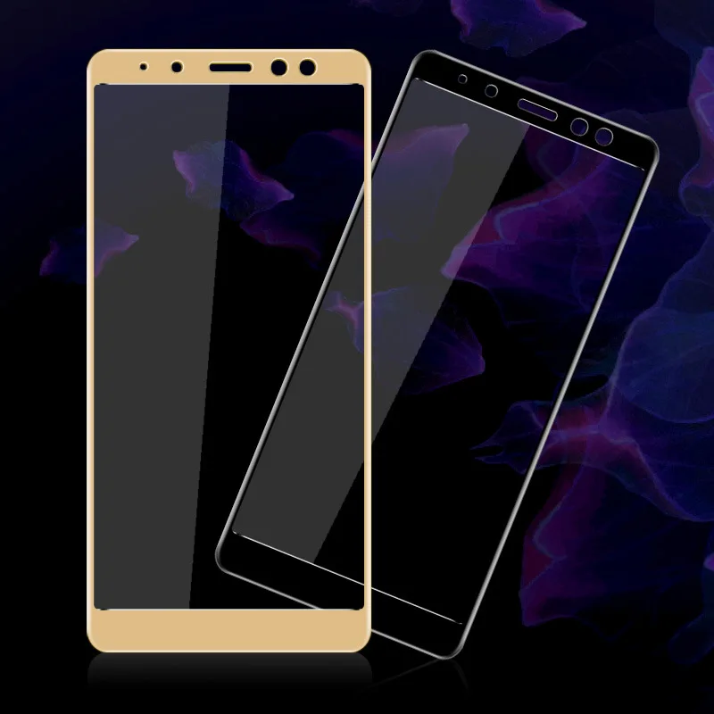 Закаленное стекло для Samsung Galaxy A5 A3 A7 J7 2017 J2 Pro A8 2018 A750 Защитная полноразмерная