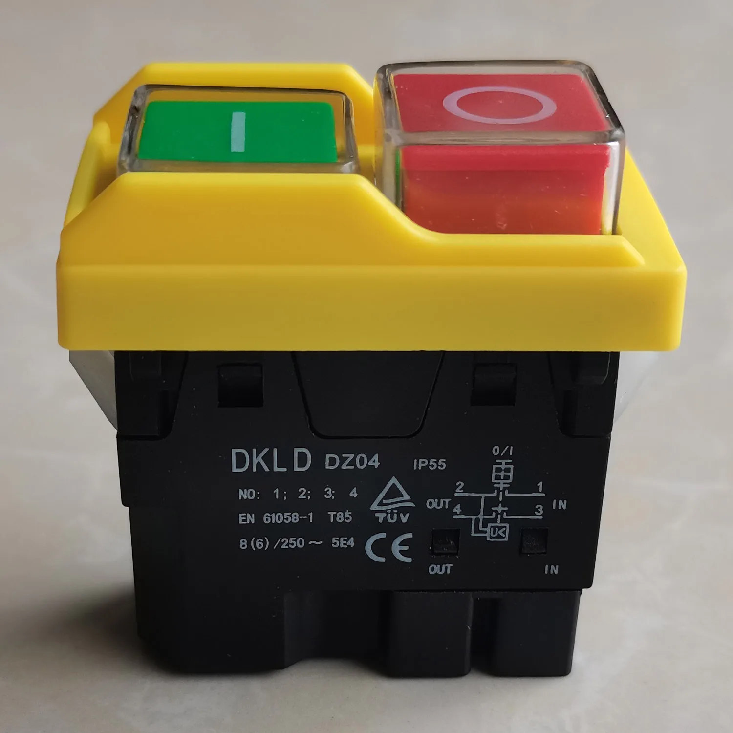 DKLD DZ04 Electromagnetic Switch On-Off Pushbutton Switches for ...