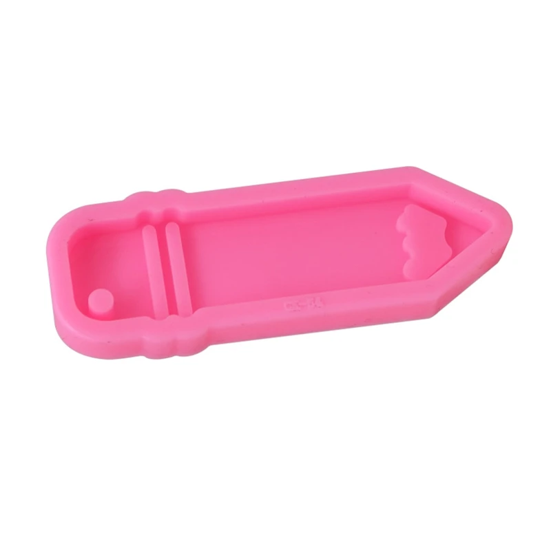 

Crystal Epoxy Resin Mold Super Glossy Pencil Key Chain Casting Silicone Mould U4LE