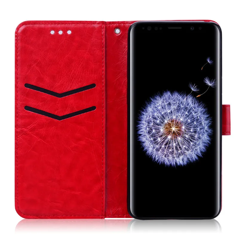Для кейс для samsung galaxy s9 чехол Роскошный кожаный чехол-книжка с бумажником для чехол для samsung galaxy S9 S 9 плюс Чехол для телефона защитный Coque