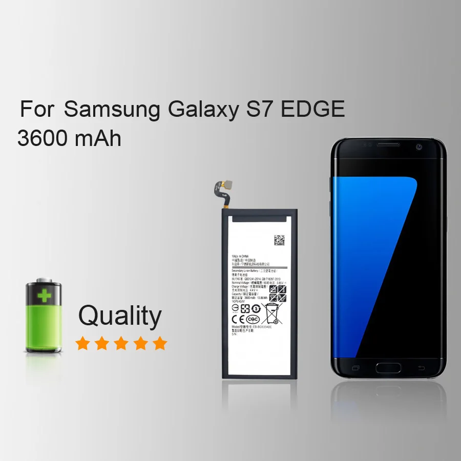 Новинка 2019 100% оригинал KHP EB BG935ABE аккумулятор для телефона samsung Galaxy S7 Edge G935F G9350