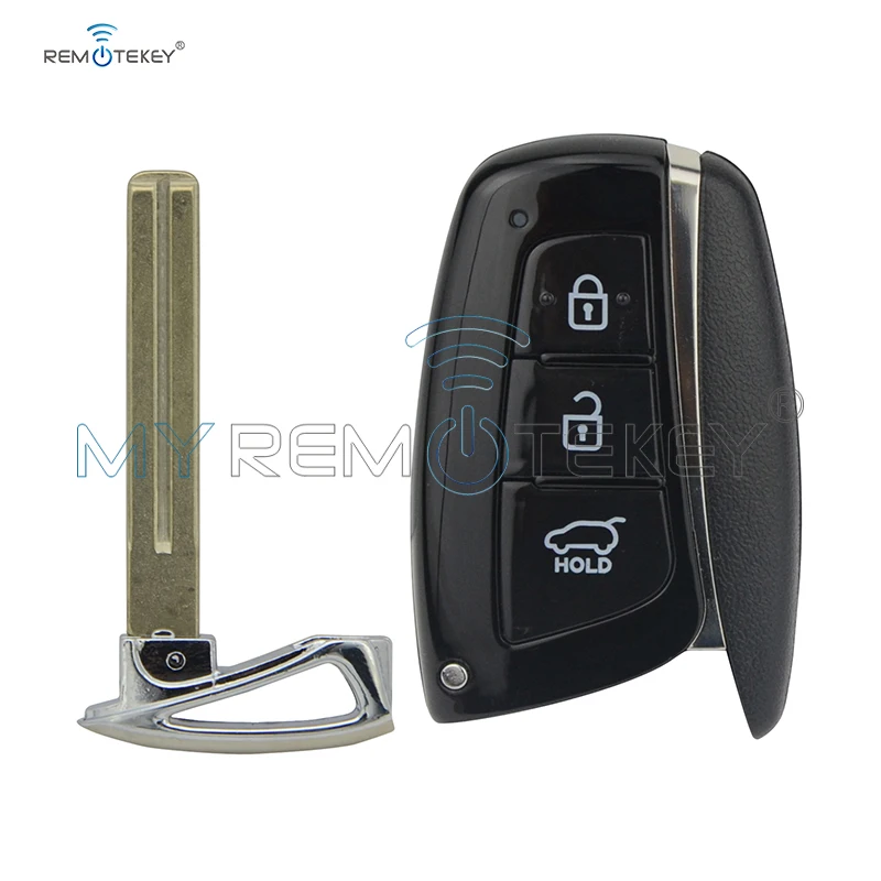 Remtekey Smart key shell чехол 3 кнопки для hyundai Santa Fe ix45 2013