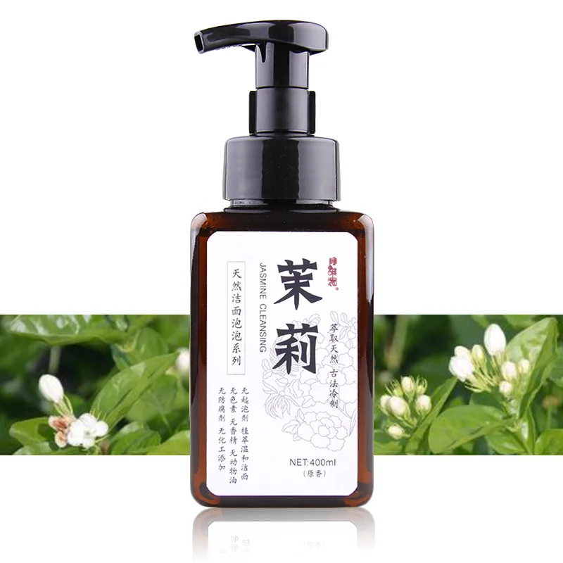 

Jasmine Cleansing Bubble Mousse Morse Handmade Cold Liquid Soap xue lai ni Face-wash Soap Mild Cleaning
