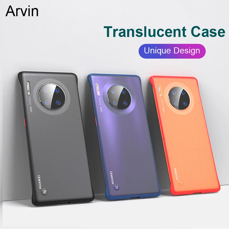 

Arvin Translucent Case for Oneplus 8 7T Pro Case Matte Clear Rimless Mix Color Fashion Style Back Cover for Oneplus 6 6T Pro