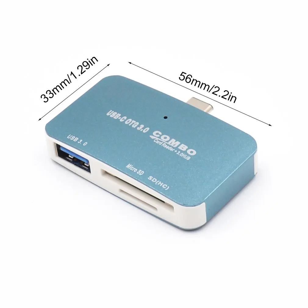 Кард-ридер type-C Все в одном SD/Micro SD Compact Flash смарт-карта памяти адаптер type C OTG SD кард-ридер