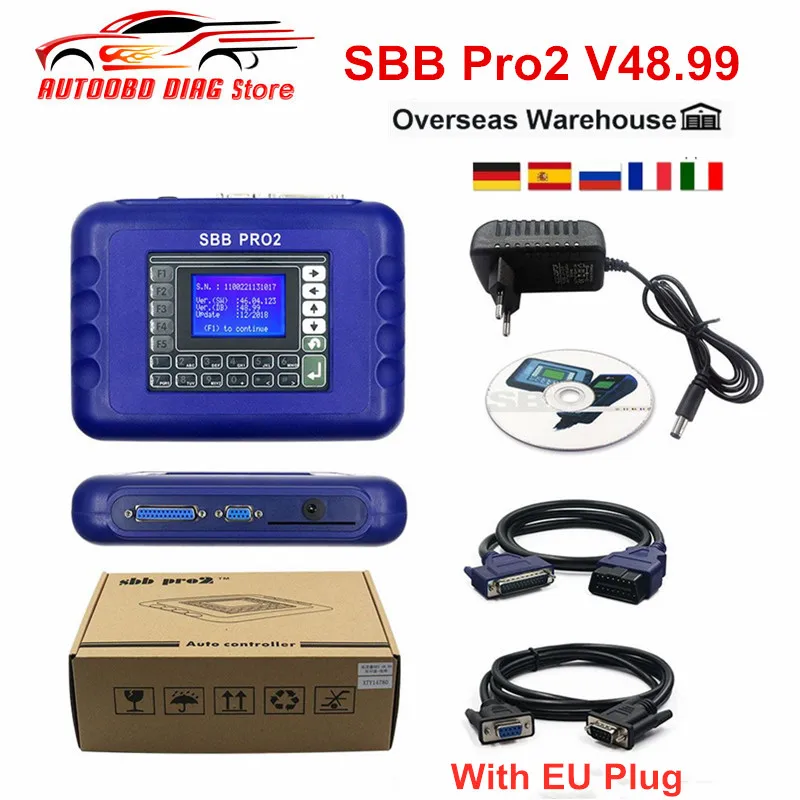 

2019 Super SBB PRO2 Key Programmer V48.99 Support New Cars Up To 2017 Update Of SBB V48.88 V46.02 No Tokens SBB PRO 2 48.99