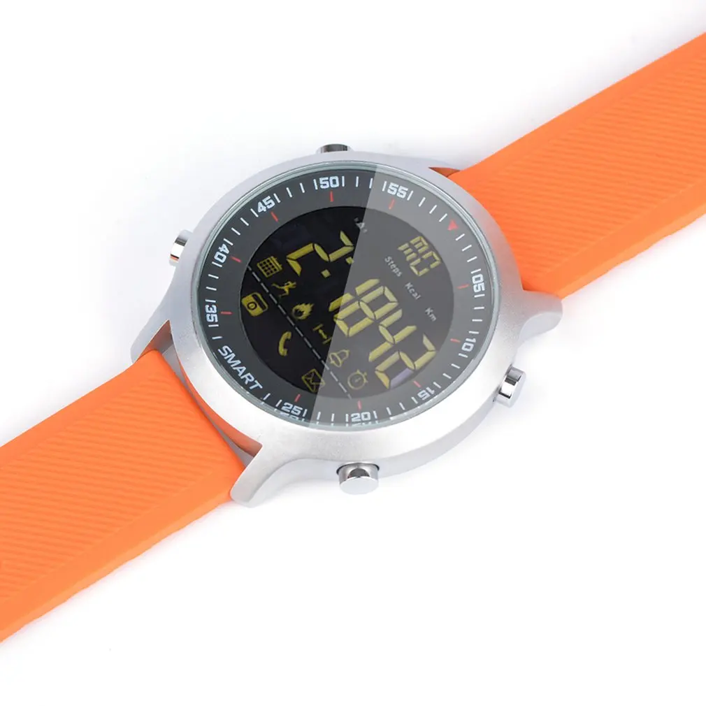 EX18 Sports Smart Watch Step Counter Phone Information Alarm Clock Reminder Bluetooth Waterproof Luminous Dial Wristwatch