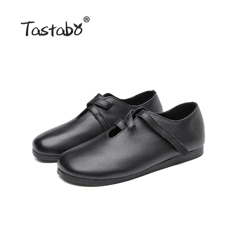 Коллекция года; обувь на плоской подошве в повседневном стиле; обувь для беременных женщин; обувь для вождения; SD1951-1; Цвет черный, коричневый; женская обувь ручной работы - Цвет: Black