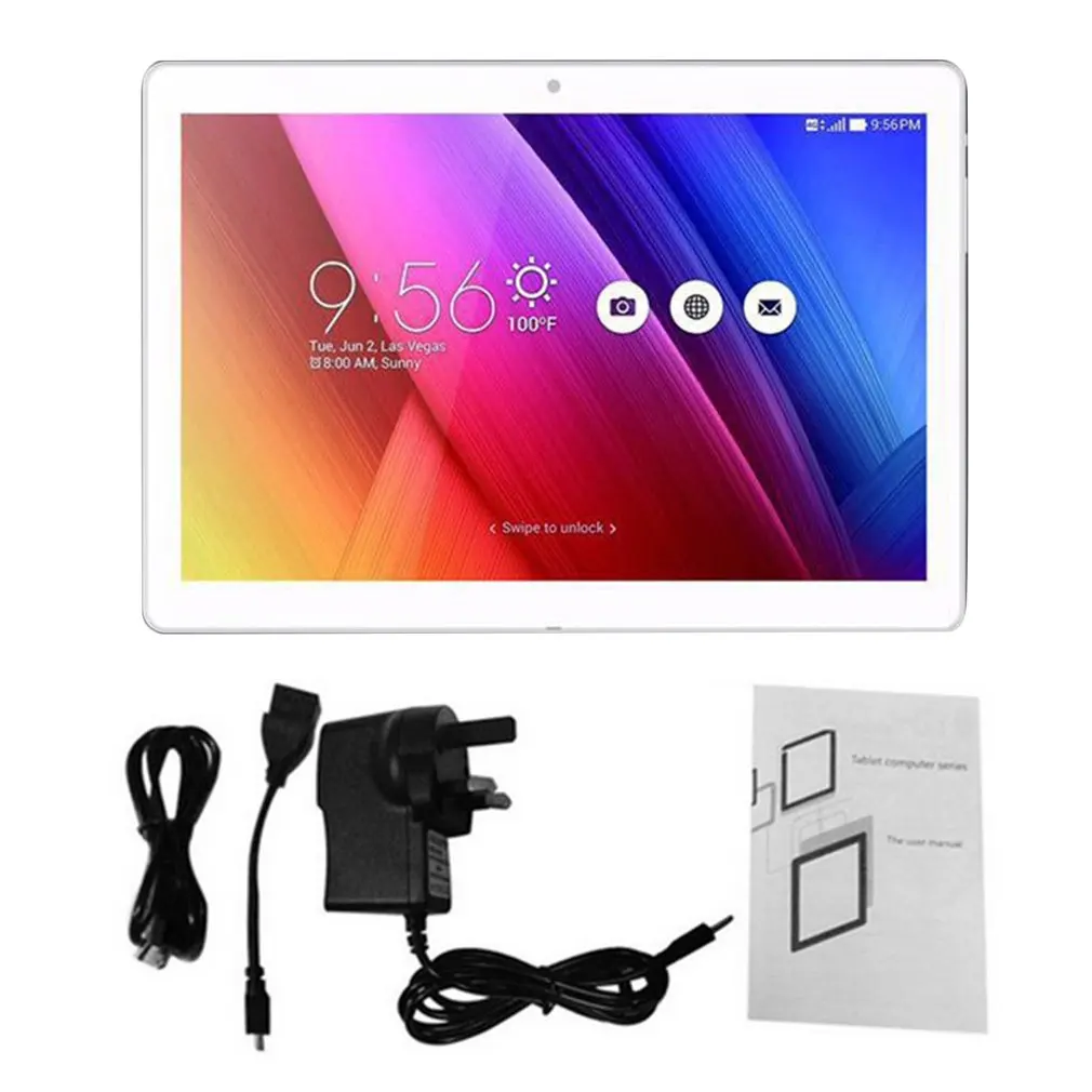 10," планшетный ПК 3g сетевой вызов HD 800*1280 ips 3500mAh Батарея Android 7,0 Bluetooth WiFi 0.3MP+ 2MP планшет с двумя камерами