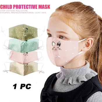 

3-10 Years Children Anti Dust Mask Anti Air Pollution Pm2.5 Mask 3d Mouth Cover Face Mouth Mask Kids Unisex Masque Mascarillas