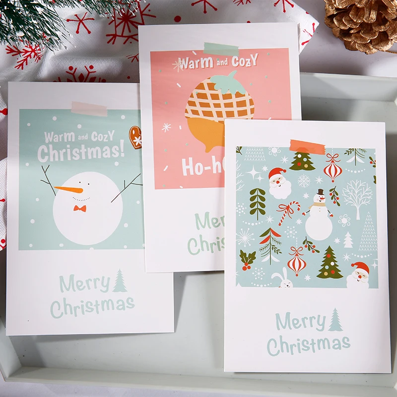 

30 Christmas hour light postcards/holiday cards/can be mailed/childrenâ€™s Christmas gifts/new year greeting cards