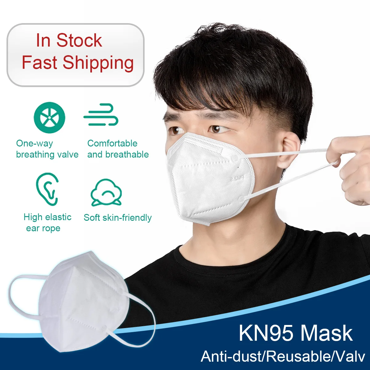 

Hot Sale KN95 Mask Prevent Corona Safety Protective Mask Anti Dust Anti FFP2 FFP3 Dust Gas Mask Mascaras Entrega 24 Horas