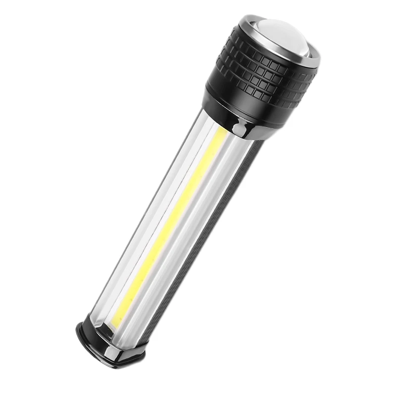 

XHP70+COB Flashlight Battery Super Bright LCD Display Zoom LED Flashlight USB Rechargeable Torch for Hunting Camping