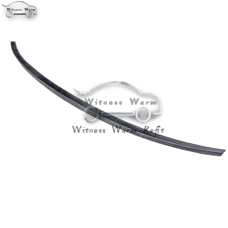 For Audi A6 C7 Spoiler Carbon Fiber Rear Spoiler Trunk Wing 2012 2013