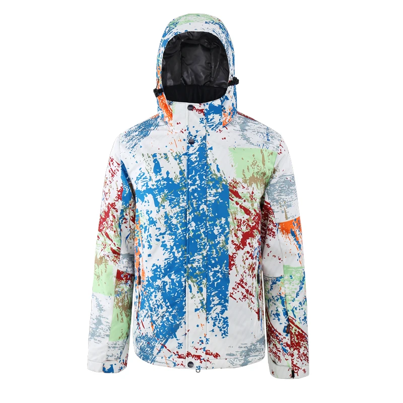 Новая водонепроницаемая ветрозащитная куртка для походов и кемпинга, зимняя одежда, верхняя одежда, лыжная куртка для сноуборда, мужская куртка - Цвет: Бежевый