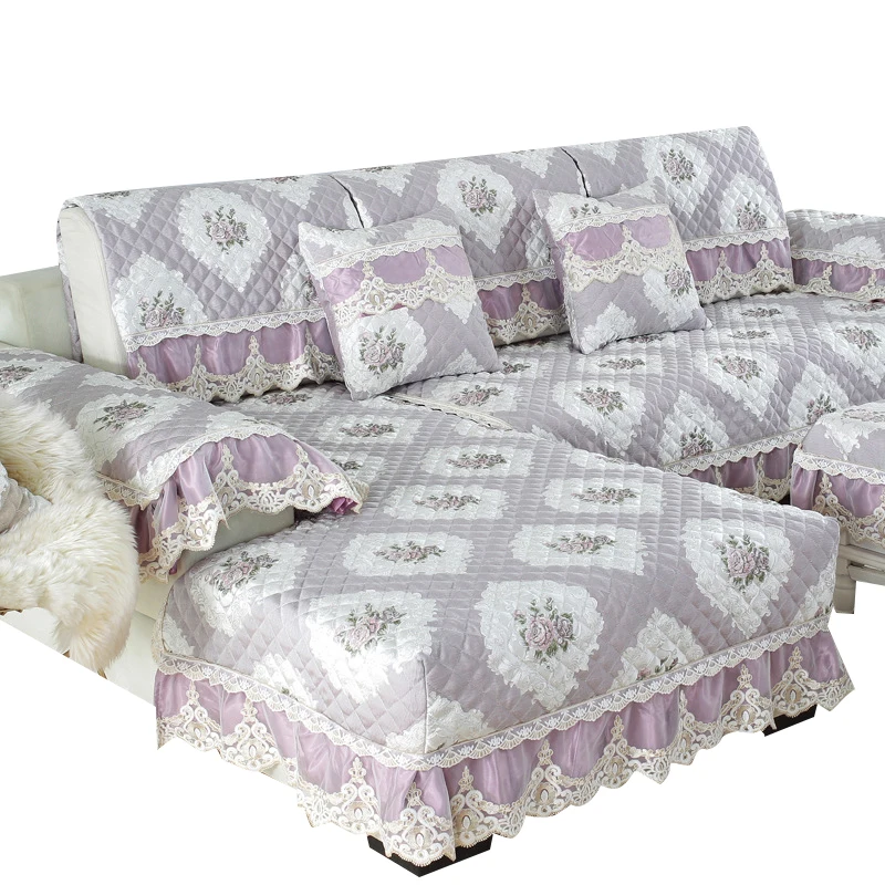 Sofa Cover Polyester / Cotton Sofa Cover Elastic Cubierta Dirt-proof Sofa Protector Pet Dog Cushion Mat Slipcover 1-3seats Sofa
