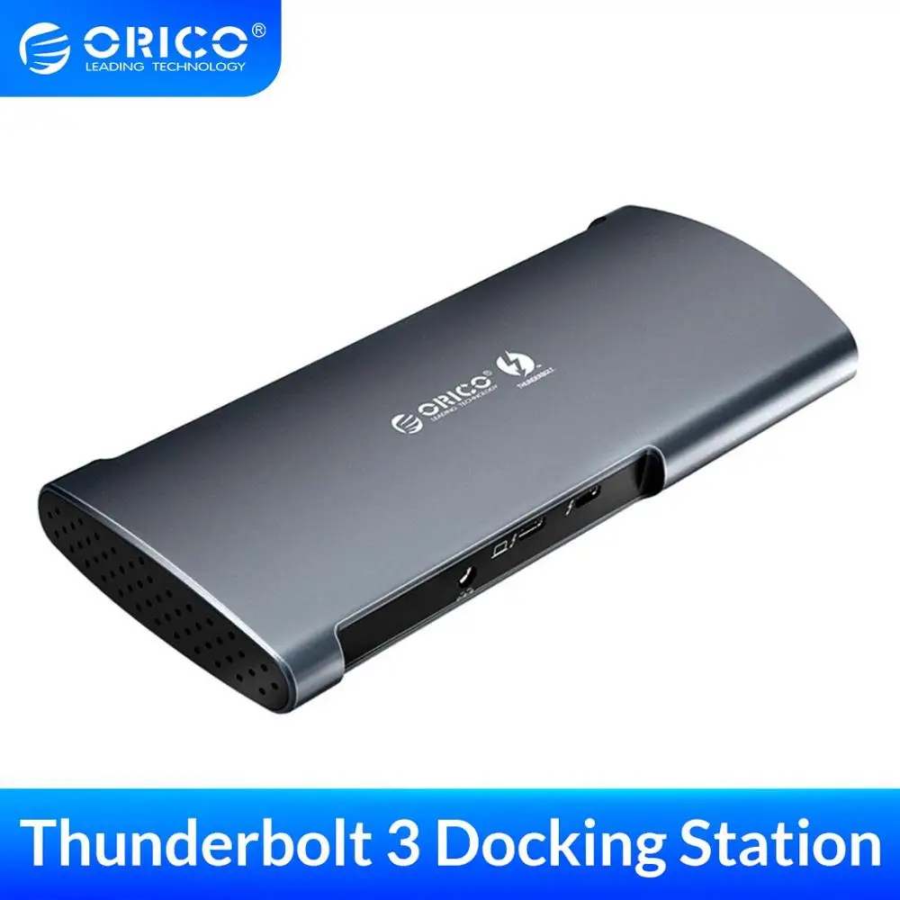 Док-станция ORICO Thunderbolt 3 USB Type C на DP HDMI 0 60 Вт 40 Гбит/с | Компьютеры и офис