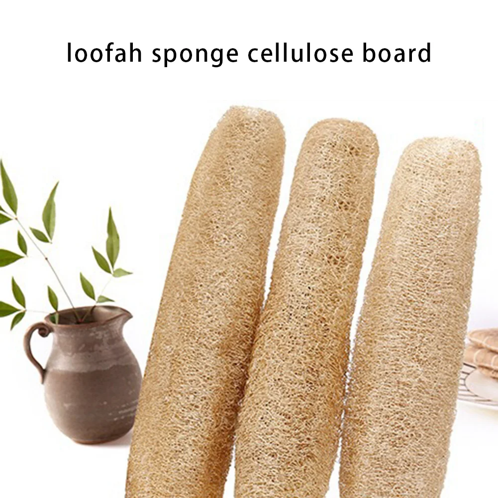 

whole loofah Full loofah natural exfoliation biodegradable loofah sponge cellulose board scrubber scrubber kitchen bathroom #W0