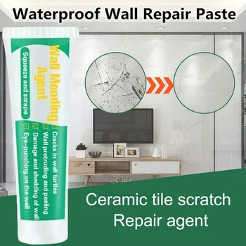 

Wall Mending Agent Universal Wall Repair Paste Latex Paint Waterproof Gypsum Wall Paint Valid Mouldproof Wall Crack Repair Paste