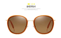 1951 Новые солнцезащитные очки, анти-Ультрафиолетовые Солнцезащитные очки, модные уличные, круглое лицо поляризация