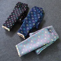 Children's Pants Leggings Girls Autumn and Winter Children's Plus Velvet Trousers Baby Boy Pants Infantil 1