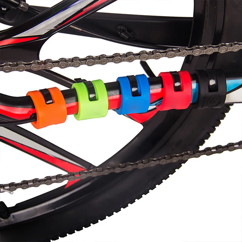 

Bicycle Rear Fork Anti-Collision Rubber Protective Ring Chain Protection Shield Fork Chain Protector Kit Parts G66