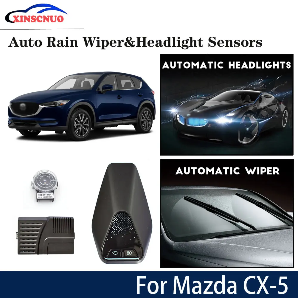 

Car smart wiper and headlight sensor For Mazda CX-5 2017 2018 2019 Automatic driving assistant System