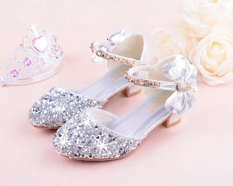 Hot Sale Autumn Girls Leather Shoes Girl Party Kids Girl Dance Princess Shoes Flower Children Wedding