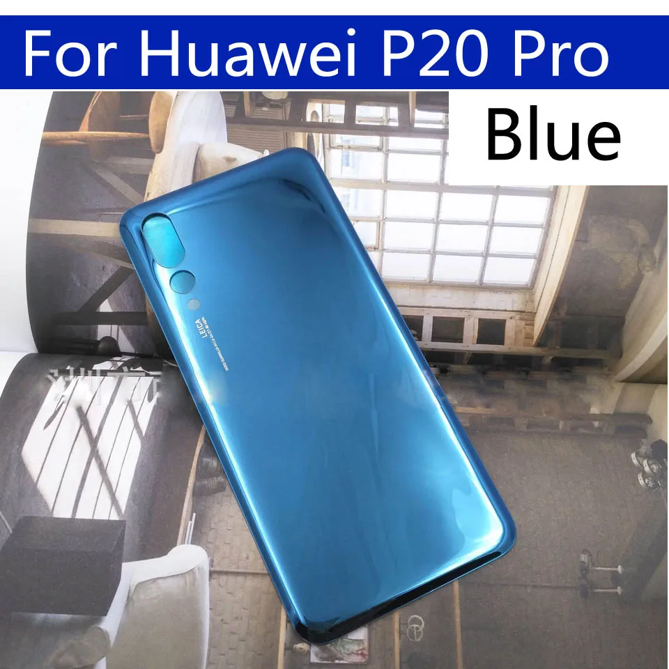 Для huawei P20 Pro Задняя стеклянная крышка батареи задняя дверь корпус чехол для P20Pro CLT-L04 L09 T-L09C AL00 AL01 Корпус Корпуса