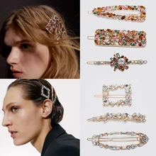 11,11 Лидер продаж ZA заколка для волос с кристаллами для женщин трендовые наборы для волос с искусственным жемчугом аксессуары для волос для женщин подарок на праздник