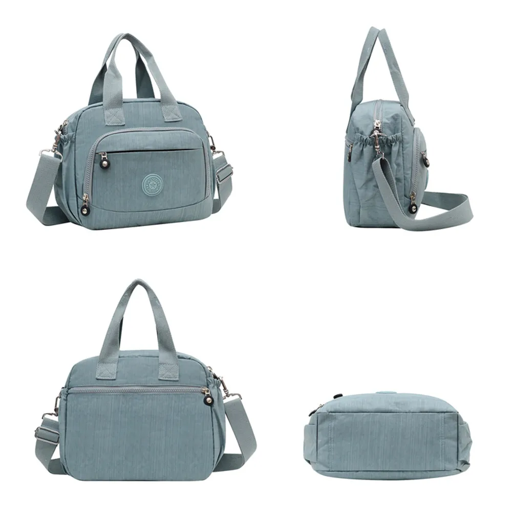 2021 New Solid Color Designer Women Shoulder Bags Casual Multifunctional Women's Handbag High-quality Nylon Ladies Crossbody Bag 5