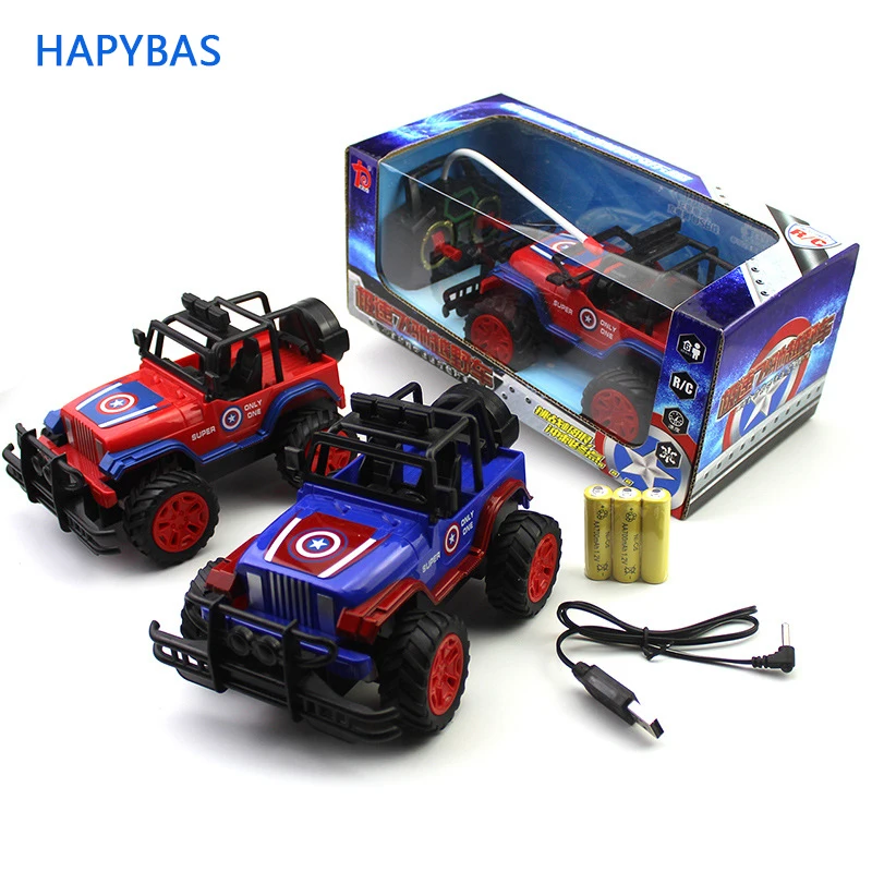 Высокая скорость 4CH 1:24 электрический RC SUV автомобили радиоуправляемые игрушки для мальчиков Подарки с зарядным устройством и аккумуляторами