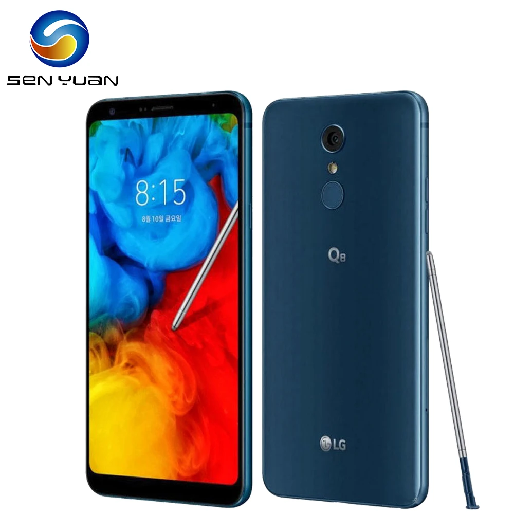 LG Q8 2018 оригинальный разблокирована 6 2 дюймов Восьмиядерный 4 Гб Оперативная